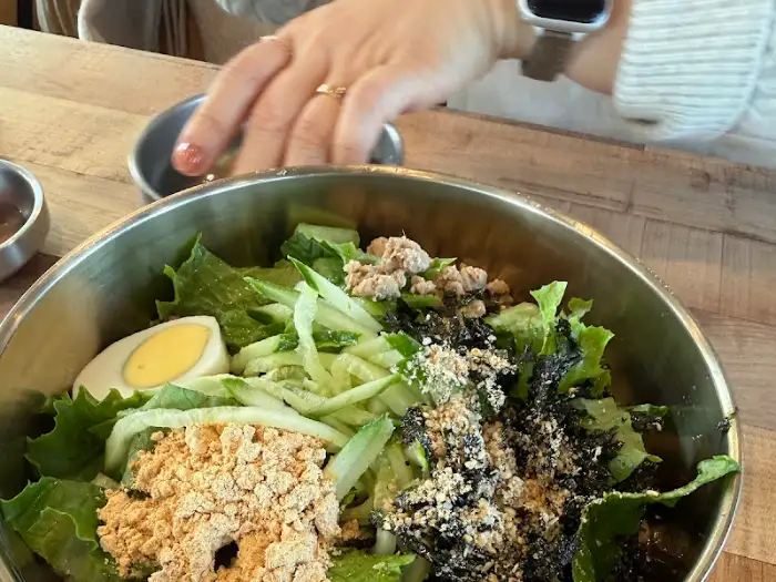 비빔국수 재료