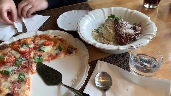 김치와 함께 나온 파스타