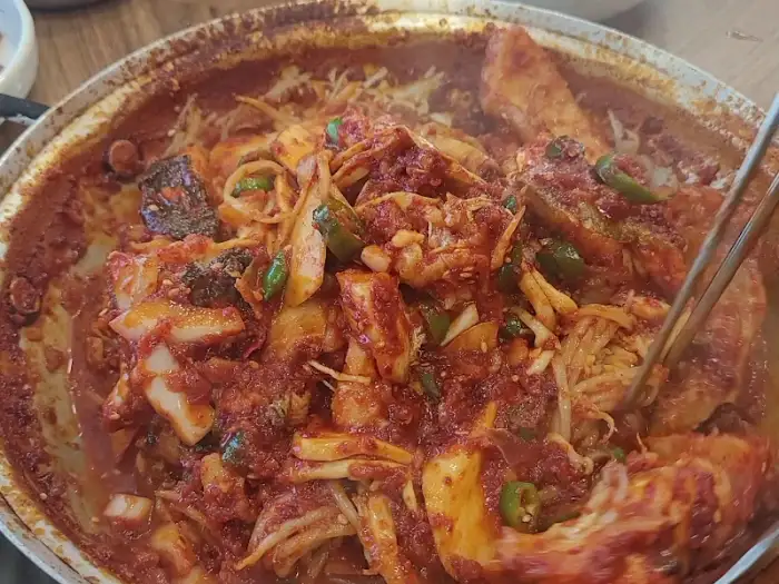 뽈찜의 푸짐한 내용물
