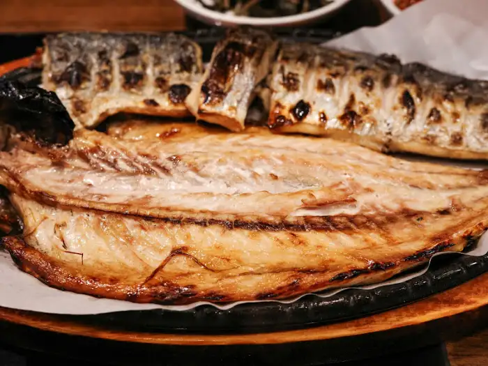 화덕에 구운 고등어구이