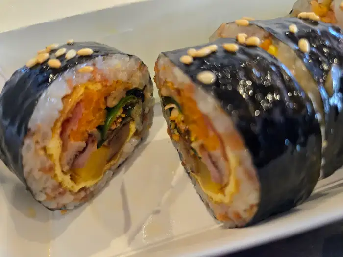 소원김밥 단면
