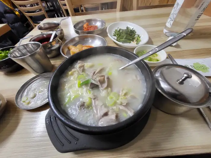 순대국밥 속 내용물