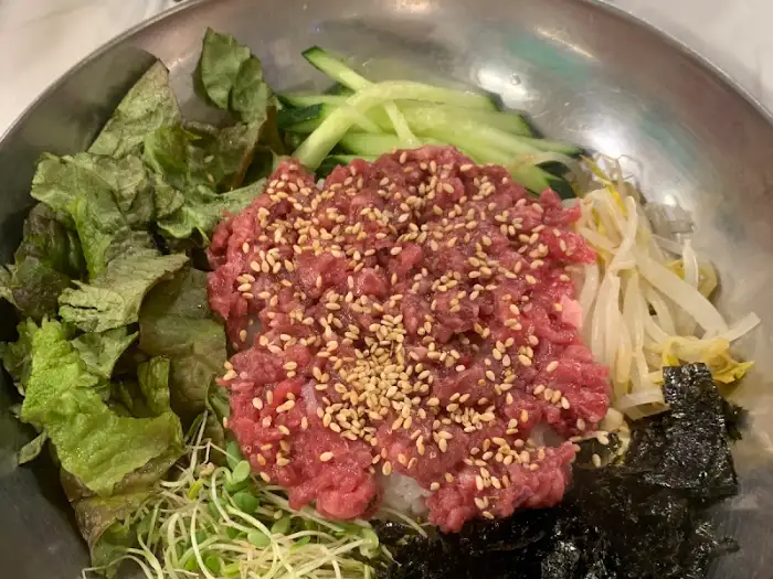 차돌박이와 김치