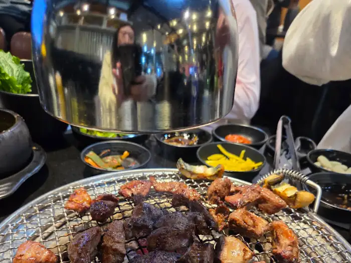 꼼장어 구이 클로즈업