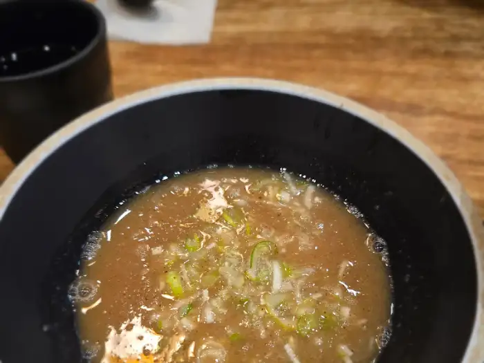 시로 라멘 국물 클로즈업