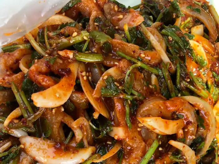 회덮밥 재료