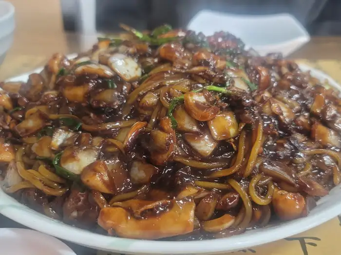 해물쟁반짜장 전체 모습