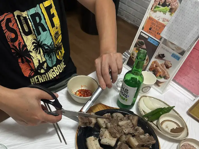 김순정돌솥밥진순대국 메뉴판
