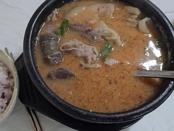 김순정돌솥밥진순대국 순대국 그릇