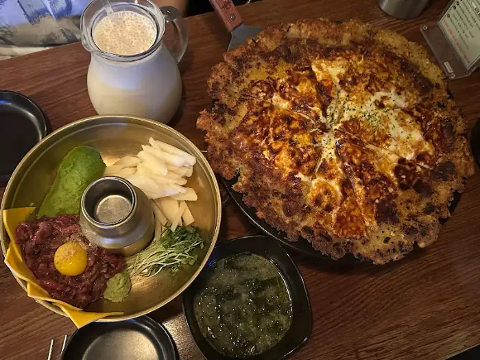 도원 독특한 부침 요리