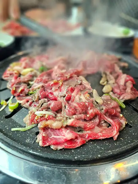 산골풍경 고기 구이