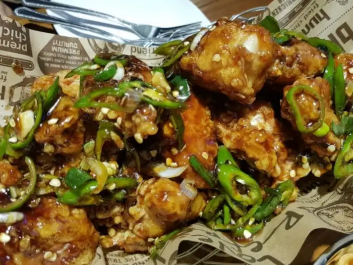 양념 치킨과 청양고추