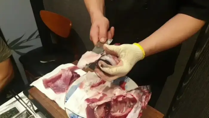 실장님 참치 해체