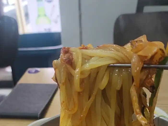 면발이 돋보이는 짬뽕