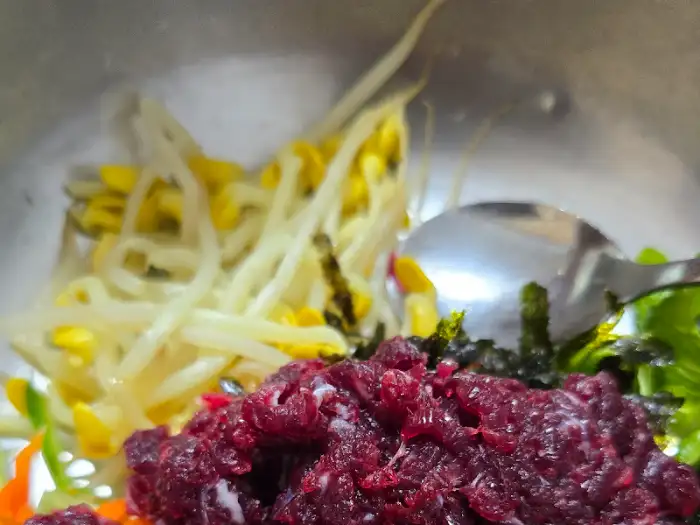 비빔밥 재료