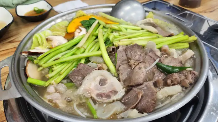 국물과 고기
