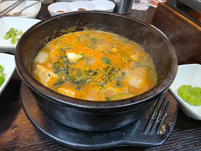 서비스 된장찌개