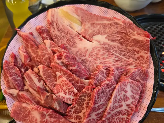 다양한 부위의 소고기 모듬