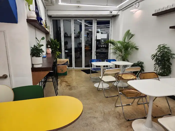 안동 하회마을 근처 빙수 가게 내부 모습