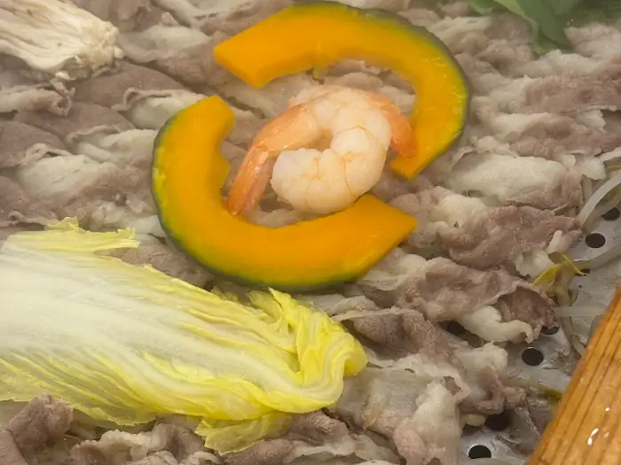 편백찜 구성