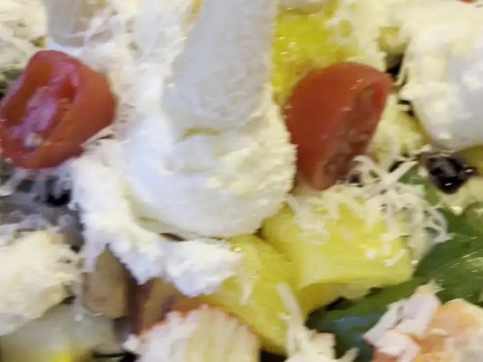 진주 남매식당 리코타치즈고구마그린샐러드
