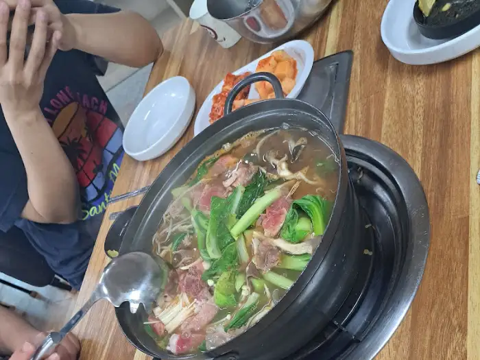 샤브샤브 끓는 모습