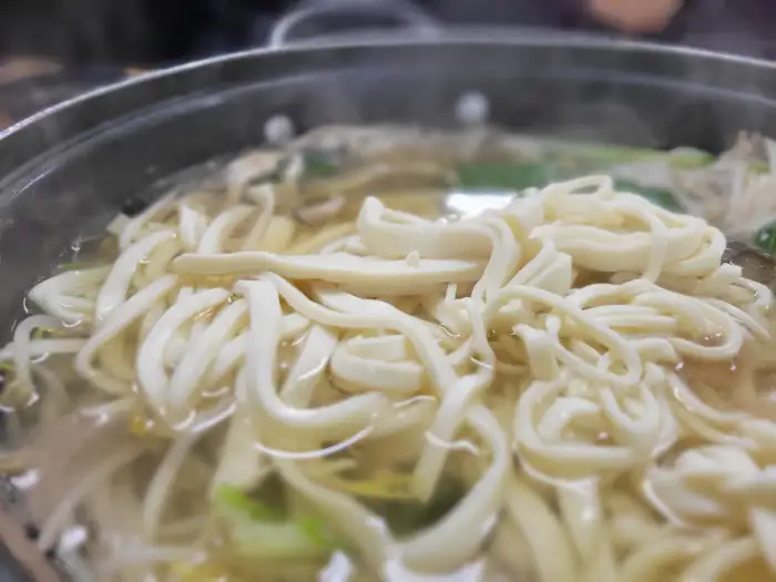 손칼국수 면발