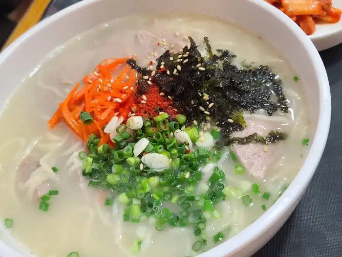 고기국수 클로즈업
