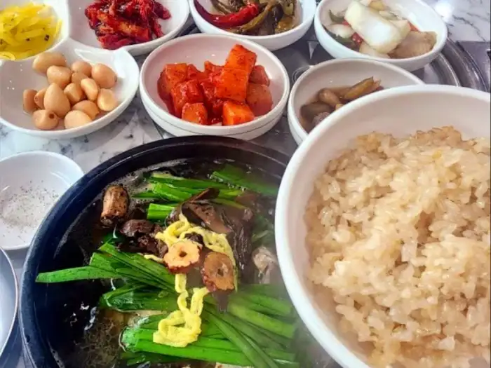 능이와 찰밥