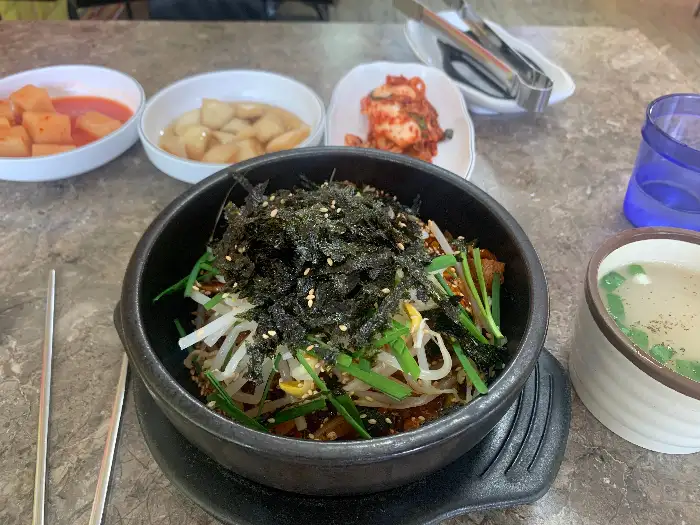 아귀찜과 함께 나온 밑반찬