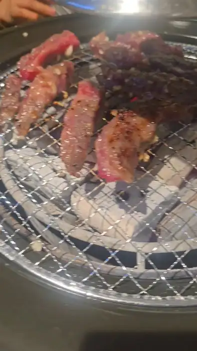 담가화로구이 숯불 위 고기