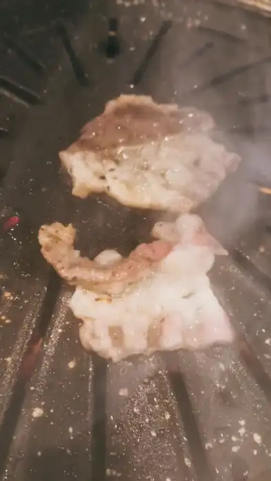 익어가는 고기