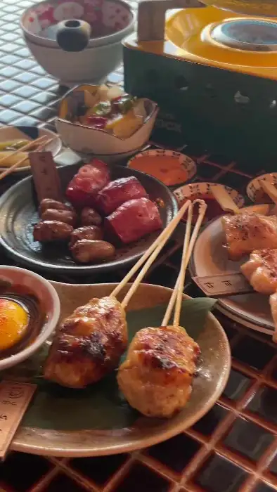 다양한 꼬치 메뉴