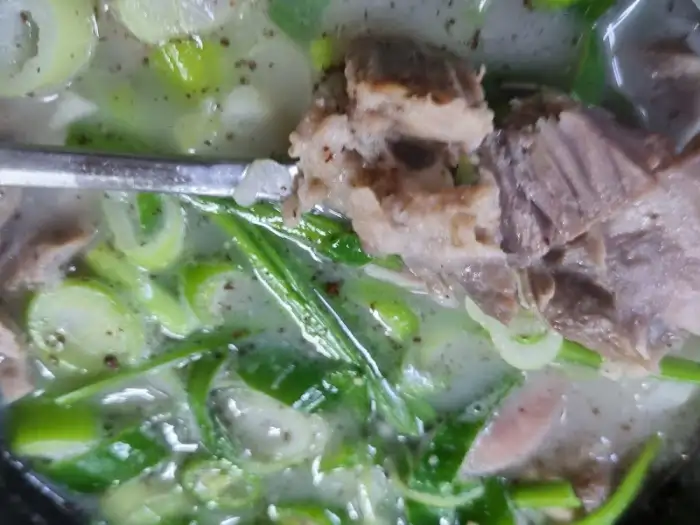 순대국 속 고기