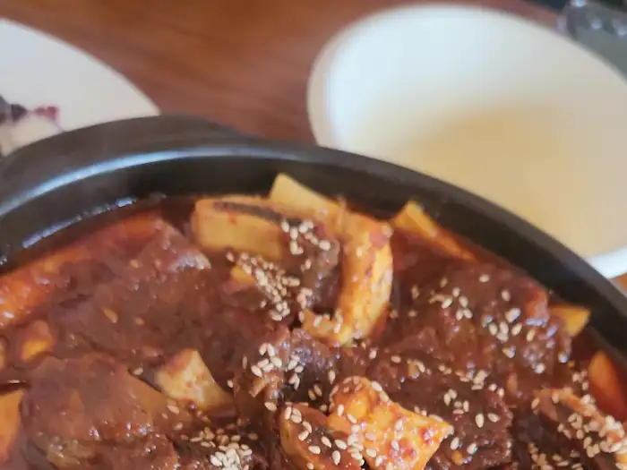 매콤한 소갈비찜 클로즈업