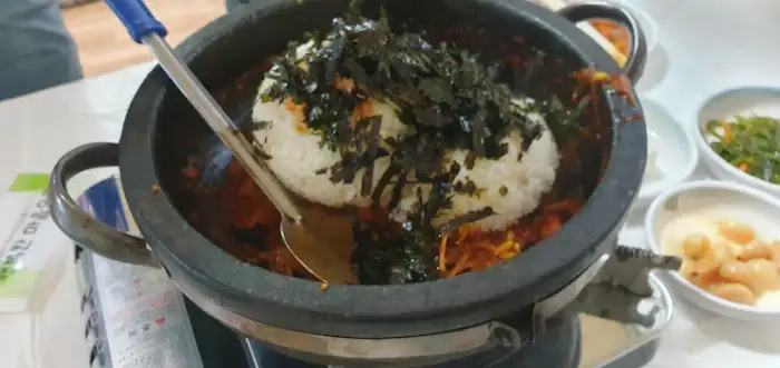돌곱창 짜글이 조리 모습