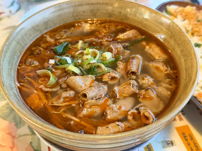 곱창쌀국수 클로즈업
