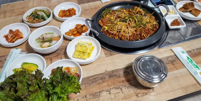 푸짐한 불고기 한상